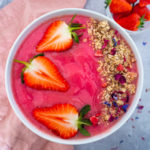 strawberry smoothie bowl