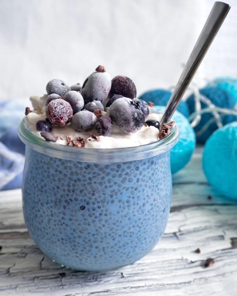 Blue Chia Pudding