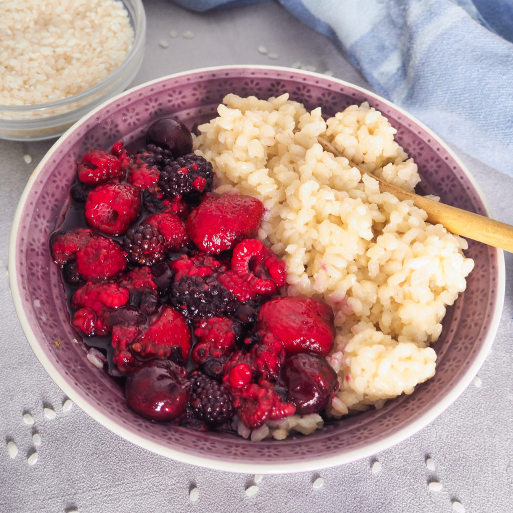 Rice Pudding with Berries