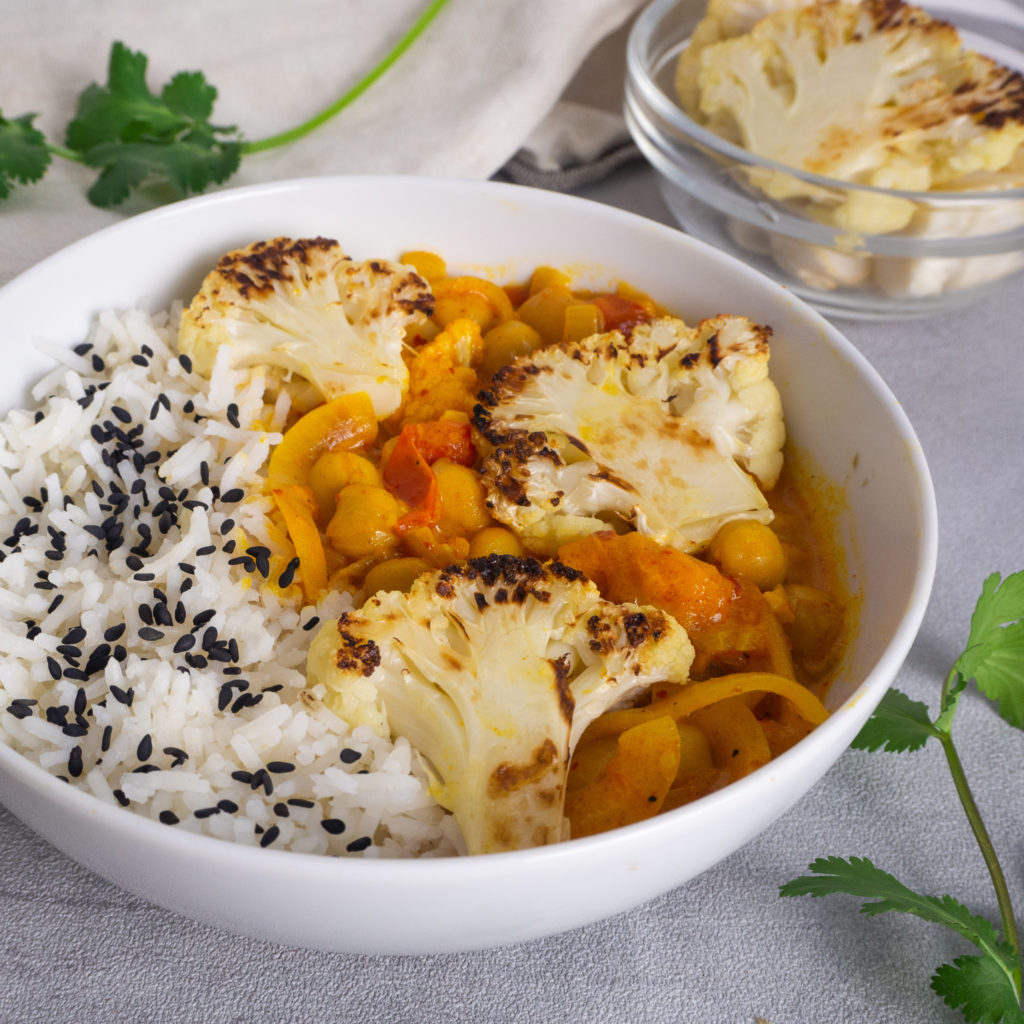 Yellow Curry Cauliflower