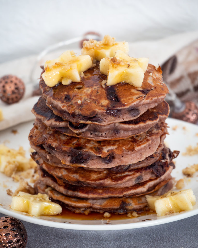Banana Chocolate Chip Pancakes