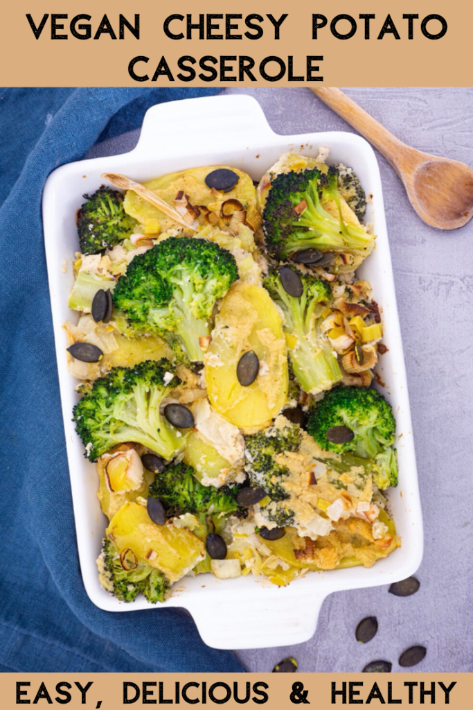 Vegan Cheesy Potato Casserole
