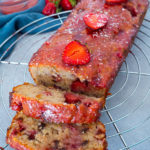 Vegan Banana Bread with Strawberries