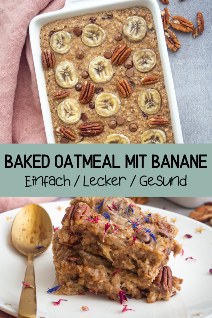 Baked Oatmeal mit Banane