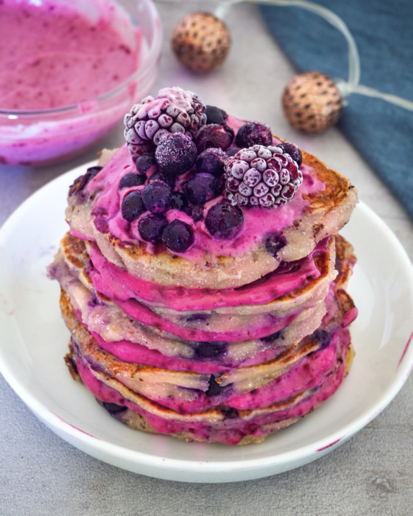 Spelt Pancakes Blueberry
